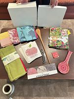 Full lot laid out on table showing all items