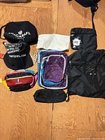 All items laid out together for overview