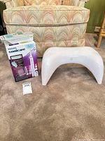 Toothbrush box, brush heads pack, toilet stool together