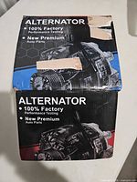 Retail box exterior with Alternator branding
