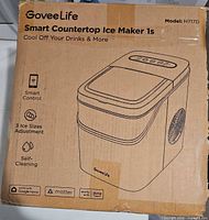 Front of retail box showing product name, brand, model H717D and feature icons