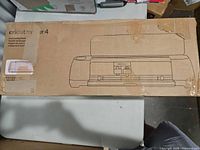 Original Cricut Maker 4 box top showing product outline