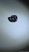 Loose cushion cut purple spinel front view