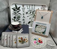 Group overview showing all seven items together