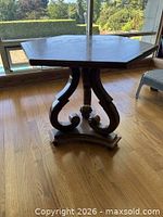 Full view of hexagonal Tomlinson Pavane side table