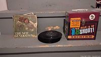 Overall lot: The New Generation single, stack of loose 45s, Scream & Shout! box