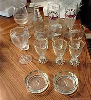 All items arranged together on table