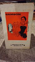 Original Samson box front view