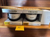 Two Crock-Pot Lunch Crock units side by side in packaging