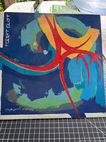 Front album cover with abstract art and titles