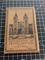 Front of card sleeve showing museum façade and title details