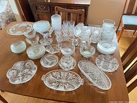Entire assortment laid out on table