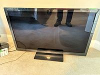 Front view of Panasonic 42-inch LCD TV on stand