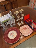 Group view of all items laid out on table