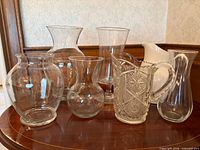 All seven vessels on table