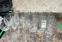 All 24 pieces grouped on countertop