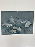 Full frontal view of the unframed lithograph