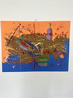 Full view front of unframed serigraph print