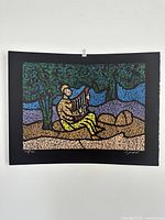 Full view of serigraph showing image, border, signatures
