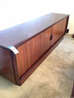 Front and top view of Dyrlund sideboard