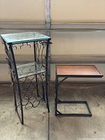 Two tables side by side showing overall designs and relative sizes
