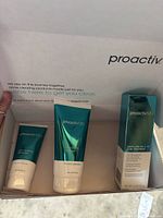 Box interior showing three ProactivMD products
