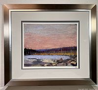 Front view of framed limited edition print