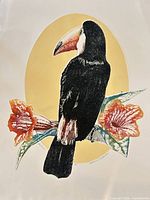 Front view of serigraph showing full artwork