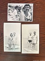 Front view of all three photographs