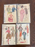 Front covers of all four pattern envelopes