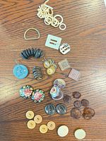 All items laid out on table