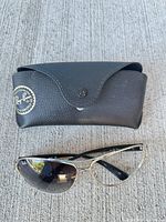 Sunglasses and closed case overview