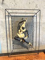 Full view of framed dancer wall art