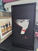 Full view of framed canvas print front