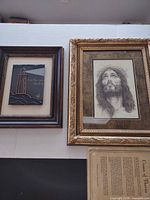 Both framed pictures side by side