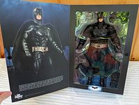 Open box showing figure in plastic tray and inner flap artwork