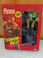 Front of Elite Hans Terror-Billy boxed figure