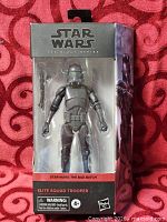 Front view of boxed Elite Squad Trooper figure