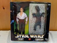 Front view of boxed Han Solo and Carbonite Block set