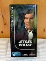 Front of unopened Sideshow box showing Han Solo figure image and branding