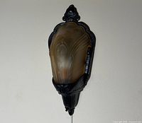 Front view showing entire sconce
