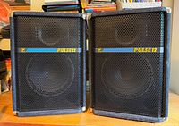 Front view of both Yorkville Pulse 12 speakers