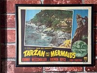 Framed lobby card overall view