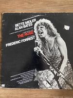Front cover of The Rose soundtrack LP showing artist and title