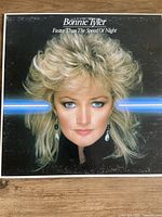 Front cover of Bonnie Tyler Faster Than The Speed Of Night LP