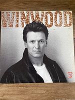 Front sleeve showing Steve Winwood portrait and album title
