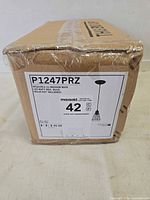 Factory sealed Feiss P1247PRZ pendant light box with product label
