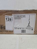 Factory box showing model label P1089PBR and Murray Feiss branding