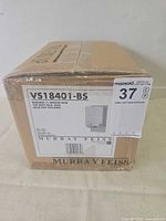 Sealed box with product label showing model VS18401-BS and brand Murray Feiss