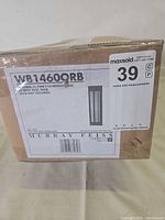 Sealed box front showing model label WB14600RB and brand Murray Feiss